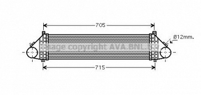 AVA QUALITY COOLING fd4429 -  Интеркулер